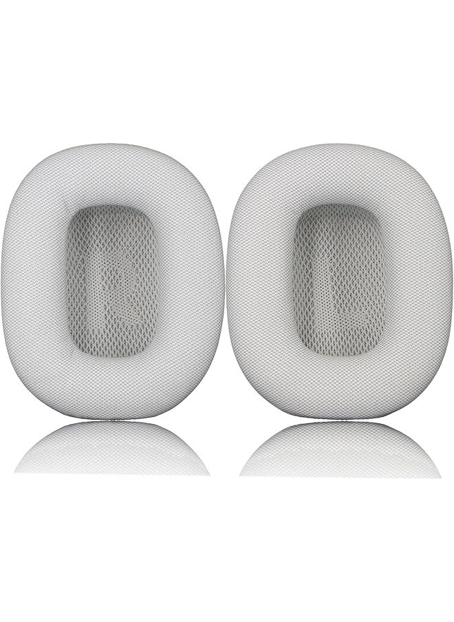erorex - Pro M Ear Cushion Cover Compatible With Airpods Max Headphones Replacement Fabric Ear Pad Covers With Memory Foam And Magnet Light Gray - Image 1