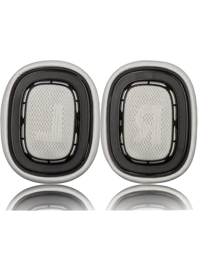 erorex - Pro M Ear Cushion Cover Compatible With Airpods Max Headphones Replacement Fabric Ear Pad Covers With Memory Foam And Magnet Light Gray - Image 1