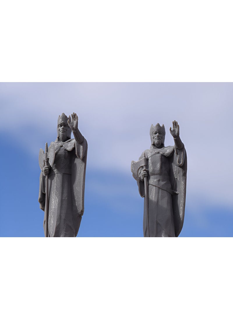 3D Layer Craft - Argonath Version 2 Figure Lord of the Rings Lotr Right Left Set 15 cm Gray - Image 1