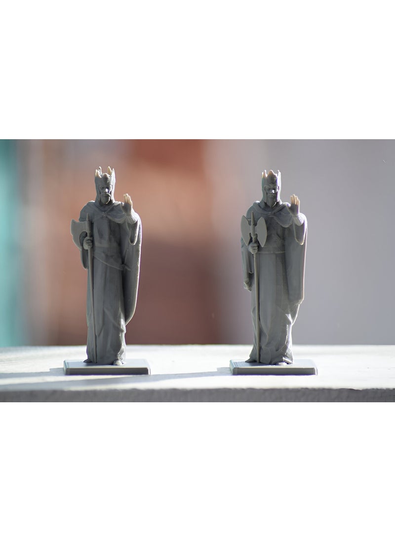 3D Layer Craft - Argonath Version 2 Figure Lord of the Rings Lotr Right Left Set 15 cm Gray - Image 1