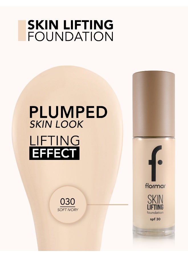 flormar Skin Lifting Foundation – 030 Soft Ivory – Creamy Texture, Firming Care Effect, SPF 30, Smooth Youthful-Looking Finish - Image 5