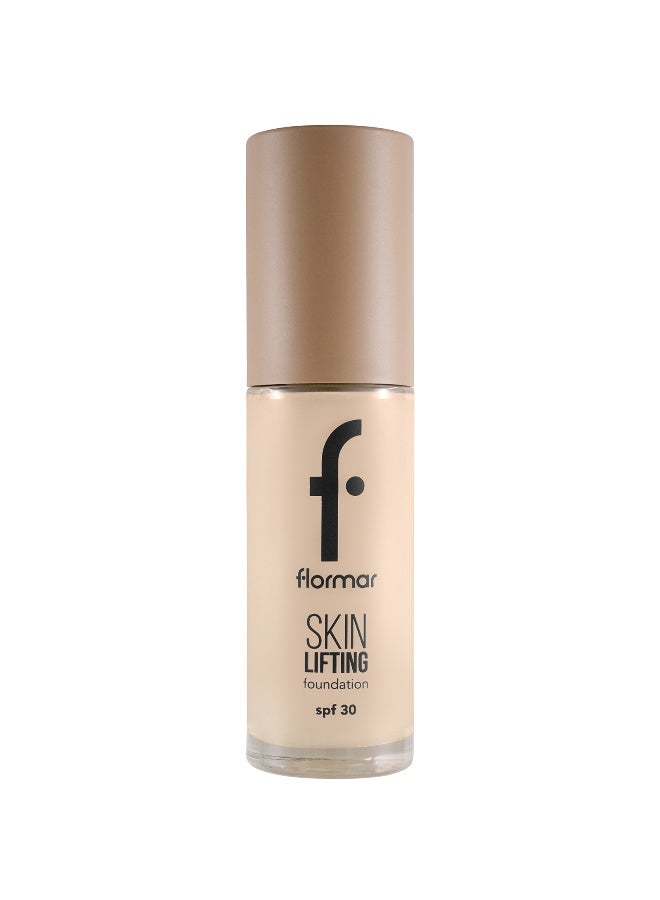 flormar Skin Lifting Foundation – 030 Soft Ivory – Creamy Texture, Firming Care Effect, SPF 30, Smooth Youthful-Looking Finish - Image 1