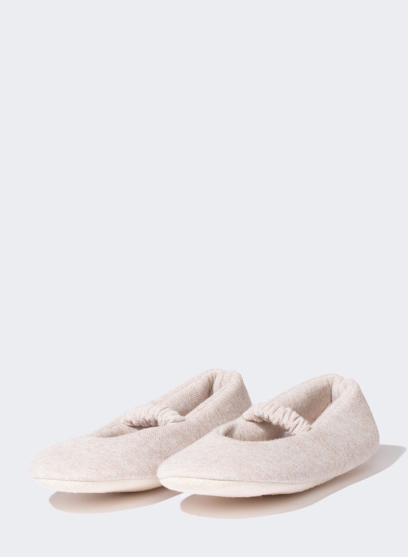 DeFacto Ballet Flat-Look Flat Sole Slippers  - Image 3