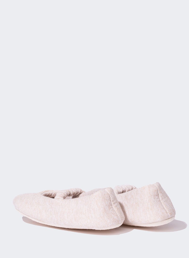 DeFacto Ballet Flat-Look Flat Sole Slippers  - Image 2