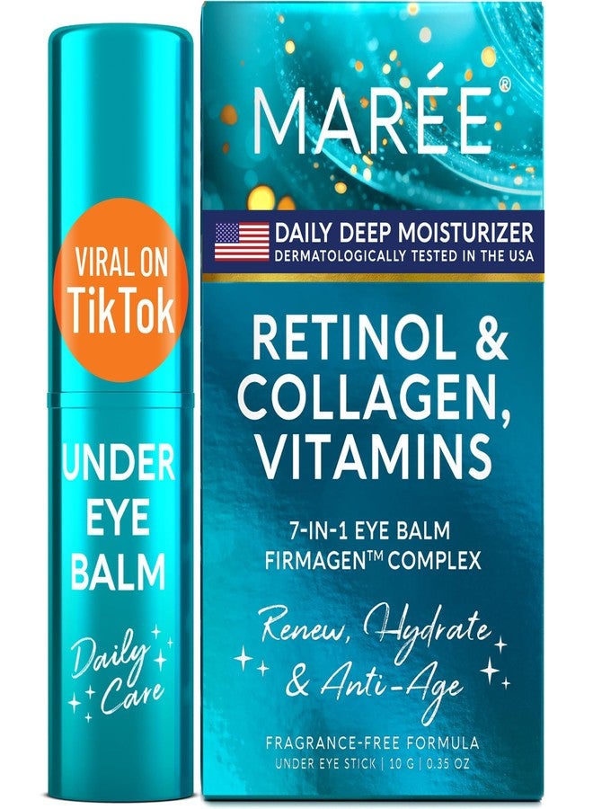 MAREE Under Eye Balm Stick with Retinol & Ceramide Complex - Facial Moisturizer for Dark Circles & Wrinkles - Under Eye Brightener Stick, Anti Wrinkle Hydrating Face Skincare - Image 1