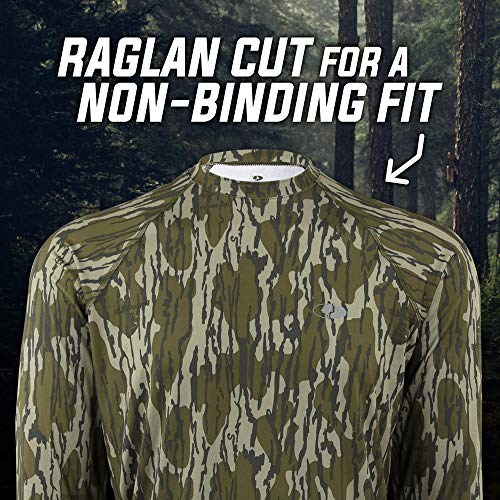 Mossy Oak mens Camo Hunting for Men Long Sleeve Shirt, Bottomland, X-Large US - Image 5