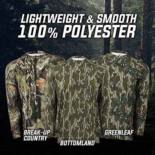 Mossy Oak mens Camo Hunting for Men Long Sleeve Shirt, Bottomland, X-Large US - Image 4