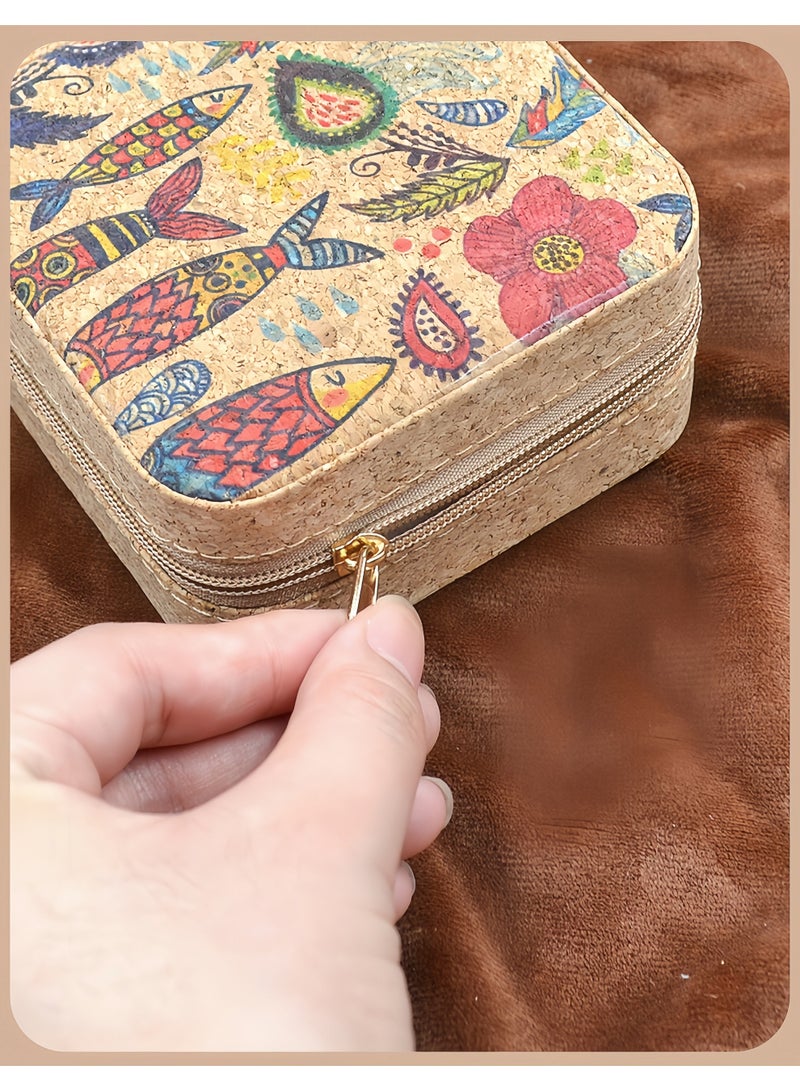 Handmade sewing needle and thread sewing needle and thread box kit, DIY portable storage and accessories, clothing fixing and maintenance, manual sewing needle, suitable for family travel, 58 piece heavy-duty sewing kit with sewing machine cutter, manual sewing needle sewing thread (retro sunflower style) - Image 5