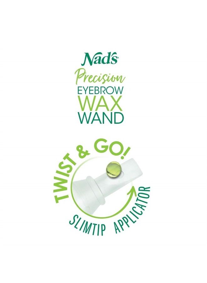 Nad's طقم شمع تشكيل الحواجب لإزالة شعر الوجه في المناطق الحساسة مع شرائح قطنية، مناديل تنظيف، 0.2 أونصة (عبوة من 1) - Image 5