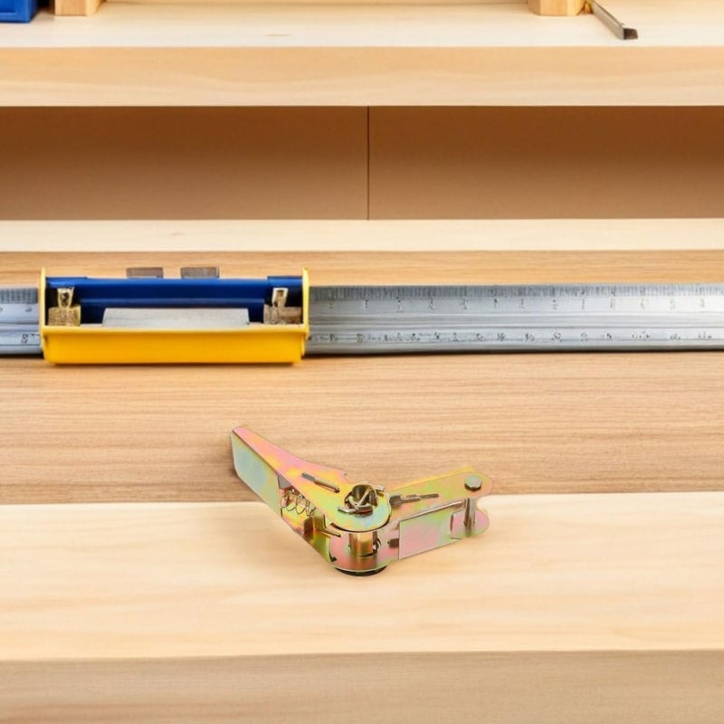 4pcs Heavy Duty Ratchet Strap Securing Buckle Metal Cargo Belt Ratchet Tie Down Strap Buckle Accessories for Universal Load Securing and Transport - Image 4
