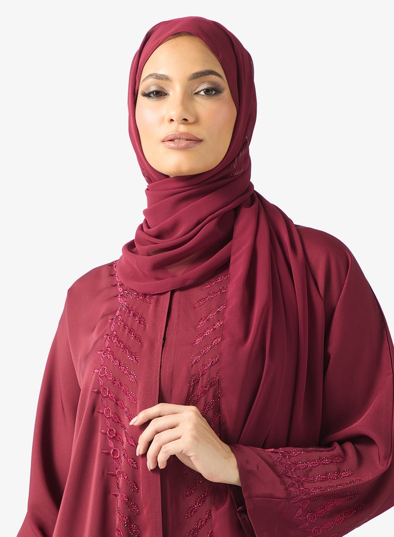 خزانة عباية وشيلة مطرزة - Image 4