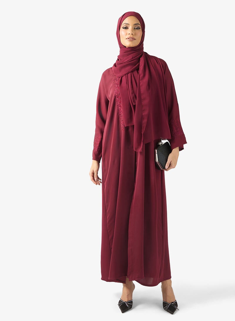 خزانة عباية وشيلة مطرزة - Image 5