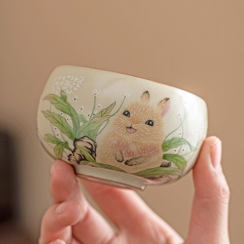 Ceramic Tea Cup Vintage Tea Cup Small Tea Cup Drinking Cup Chinese Kung Fu Tea Cup - Image 5