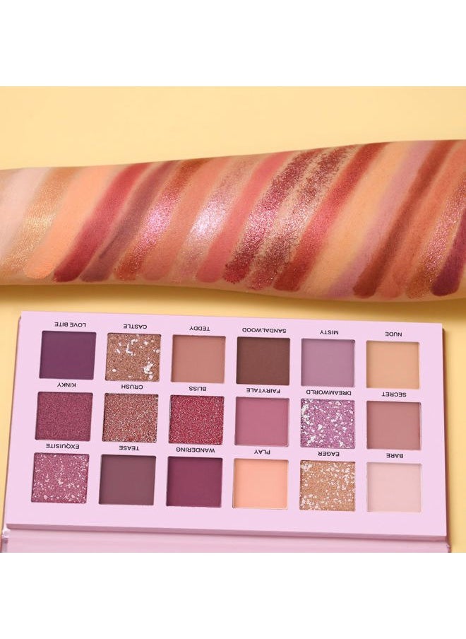 CHARMCODE Professional 18 Colors Aromas Nude Eyeshadow Palette Long Lasting Multi Reflective Shimmer Matte Glitter Pressed Pearls Eye Shadow Makeup Pallet Kit  - Image 5