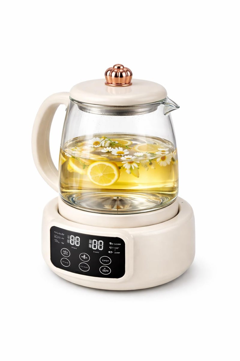 Glass Electric Kettle with Digital Control Panel, High Quality Thermal Glass, Electric Heating Base, for Tea and Hot Drinks - Image 1