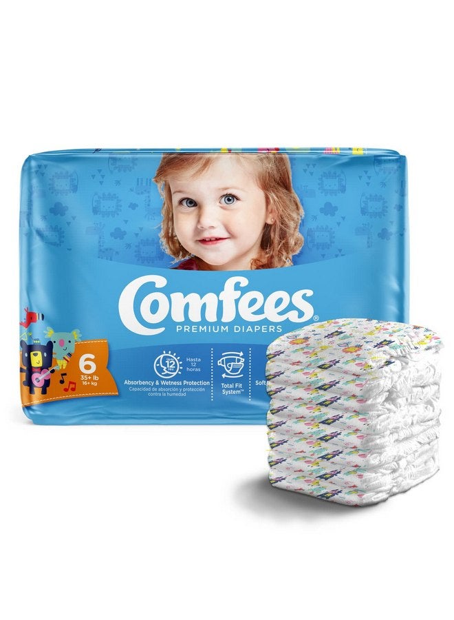 Comfees Premium Baby Diapers with Total Fit System for Boys & Girls, Size 6, 92Count - Image 1