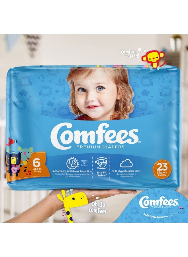 Comfees Premium Baby Diapers with Total Fit System for Boys & Girls, Size 6, 92Count - Image 2