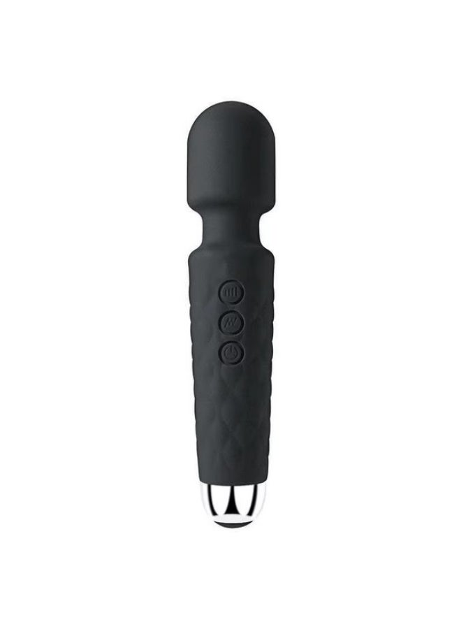 eCares® Handheld Wireless Deep Tissue Body Massager, Powerful Percussion Massage, 3 Speed Modes, Rechargeable & Cordless, Muscle Pain Relief for Neck, Back, Shoulders & Legs, Black. - Image 1