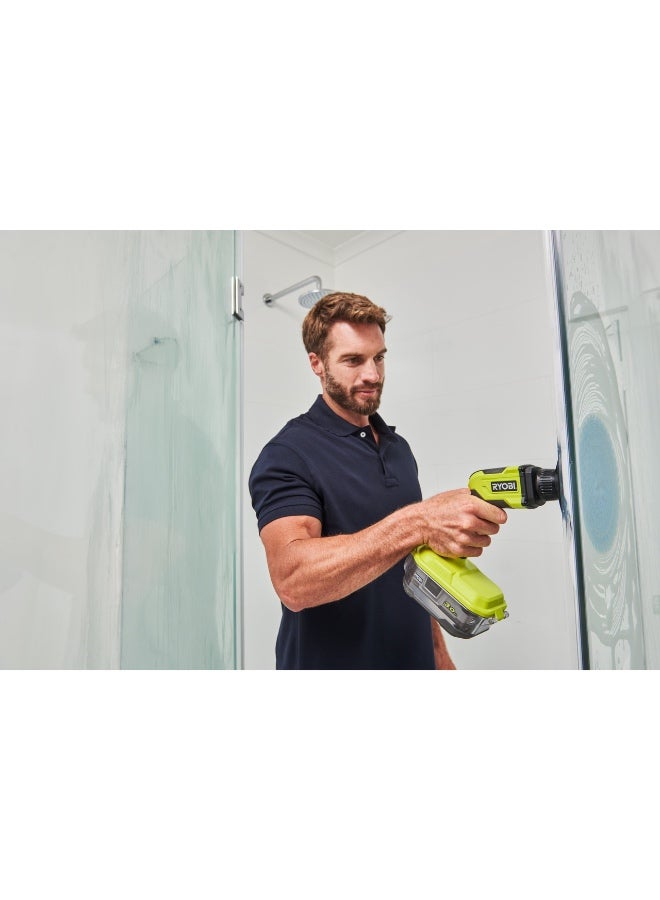 RYOBI Tools Ryobi 18V One+ Cordless Compact Power Scrubber, Bare Tool - Image 3