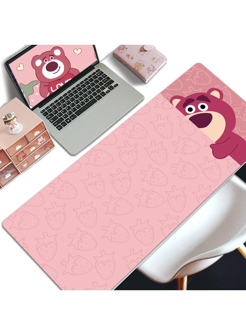 Y&D Toy Story Lots-o'-Huggin' Bear Gaming Mouse Pad Extended Large Mat Desk Pad Stitched Edges Mousepad Long Mouse Pad And Non-Slip Rubber Base Mice Pad 800X300X4mm - Image 1