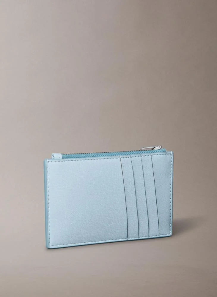 CALVIN KLEIN Logo Top Zip Cardcase