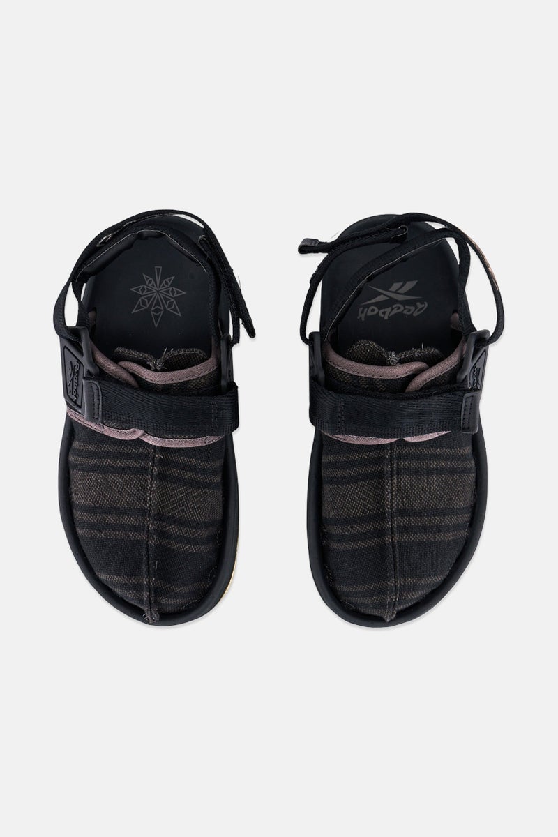 Reebok Kids Boy Beatnik Velcro Closure Sandals, Black  - Image 3
