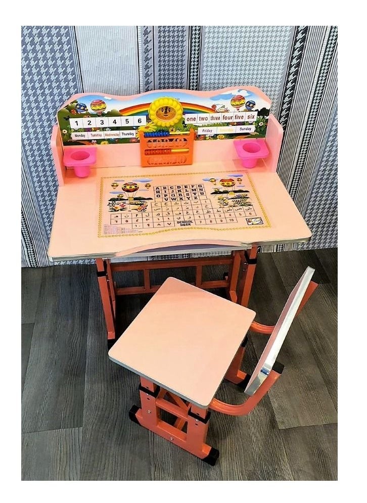 Living Study Table And Chair Good Quality Construction Durable 