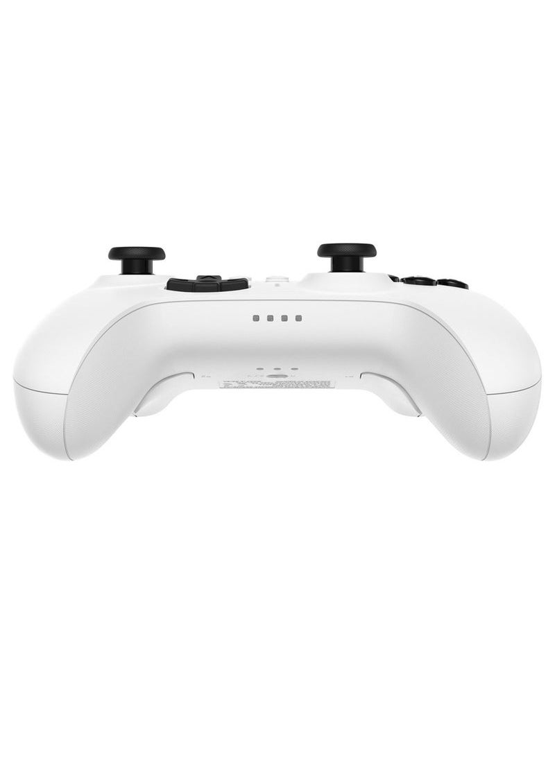 Generic - Ultimate Bluetooth Controller with Charging Dock, Wireless Pro Controller with Hall Effect Sensing Joystick, Compatible with Switch, Windows, and Steam Deck (White) - Image 1