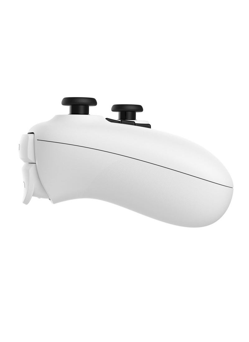 Generic - Ultimate Bluetooth Controller with Charging Dock, Wireless Pro Controller with Hall Effect Sensing Joystick, Compatible with Switch, Windows, and Steam Deck (White) - Image 1