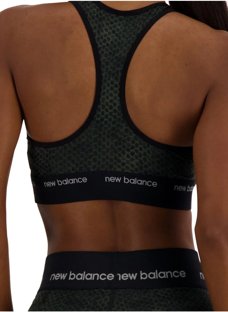 New Balance Medium Support Printed Bra