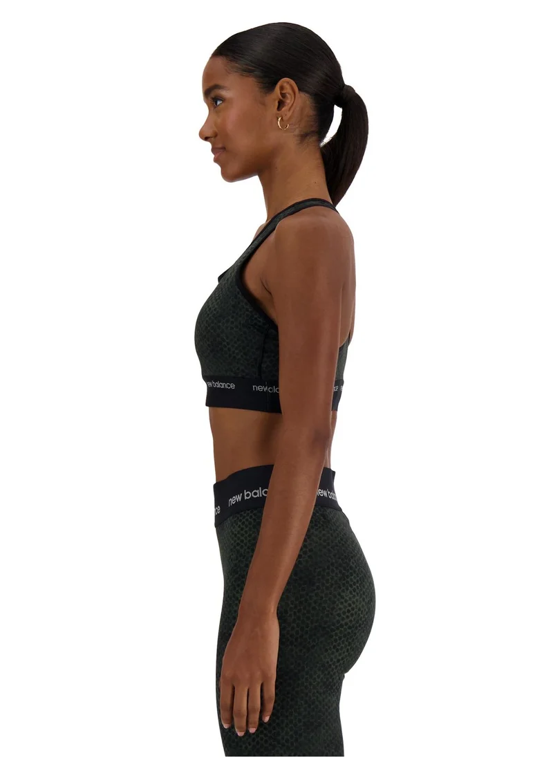 New Balance Medium Support Printed Bra
