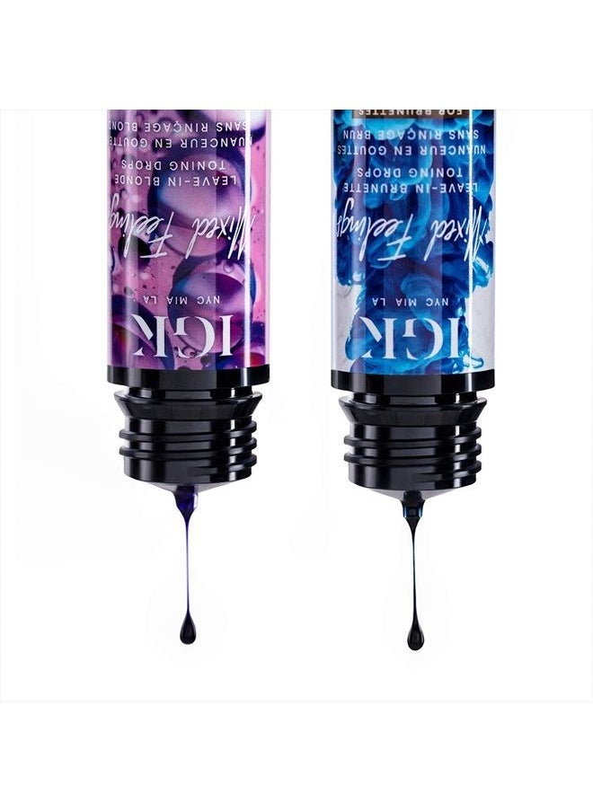 iGK MIXED FEELINGS Leave-In Blonde Toning Drops | Brighten + Neutralize Brass | Vegan + Cruelty Free | 1 Oz  - Image 3