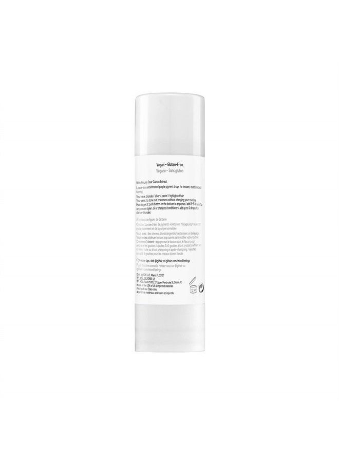 iGK MIXED FEELINGS Leave-In Blonde Toning Drops | Brighten + Neutralize Brass | Vegan + Cruelty Free | 1 Oz  - Image 2