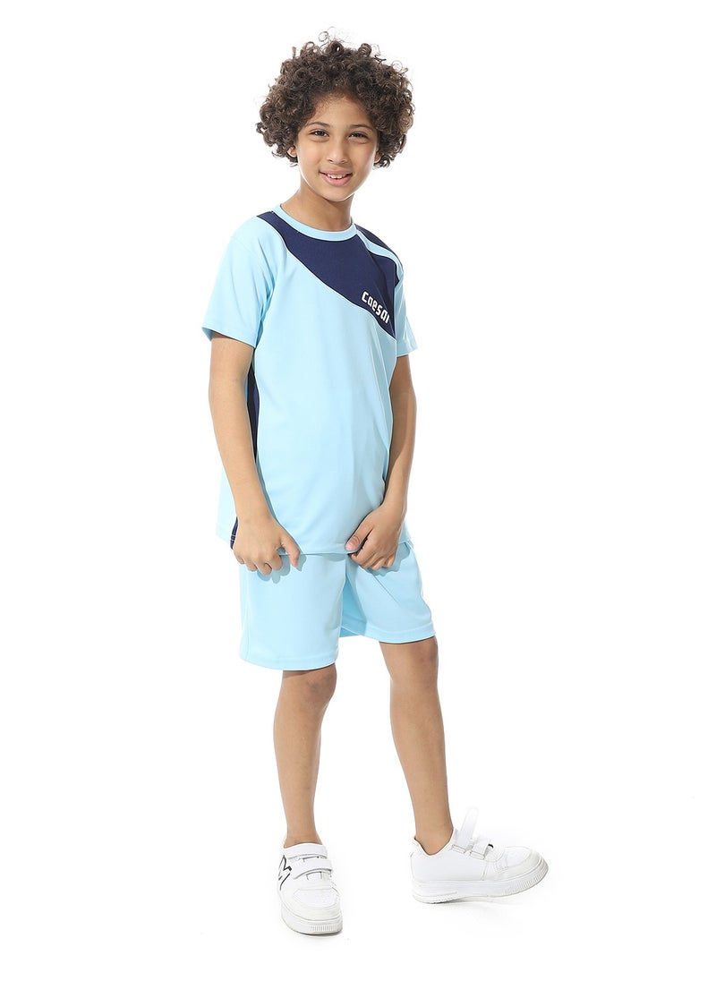 Caesar - BoysSport T-Shirt With Short Set - Image 1