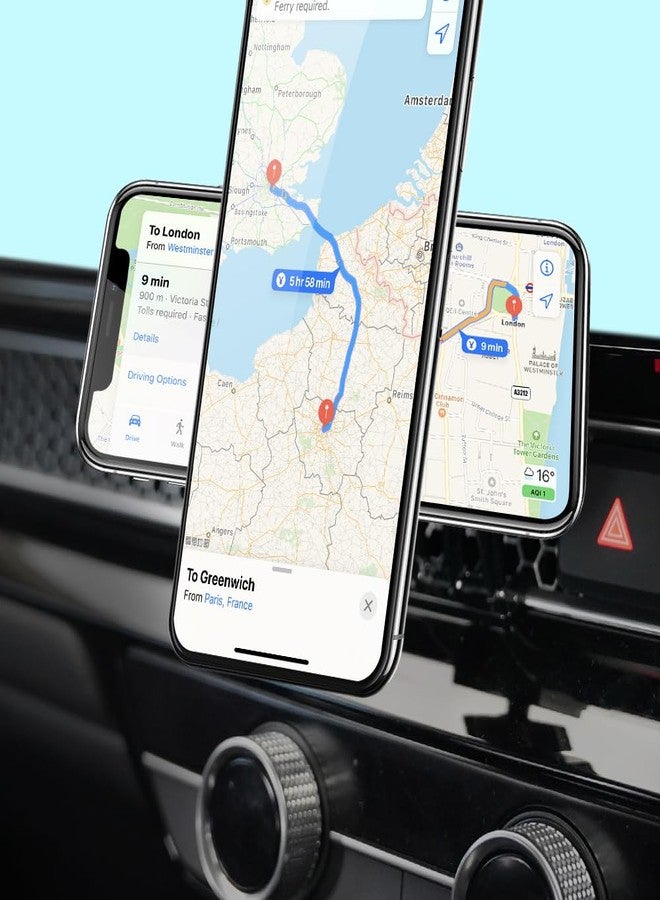 BEERTE fits for Magsafe Car Mount for Honda Civic 2022-2025 [20 Strong Magnets] Magnetic Phone Holder for iPhone 16 15 14 13 12 MagSafe Case Car Air Vent Cell Phone Navigation Automobile Cradles - Image 4