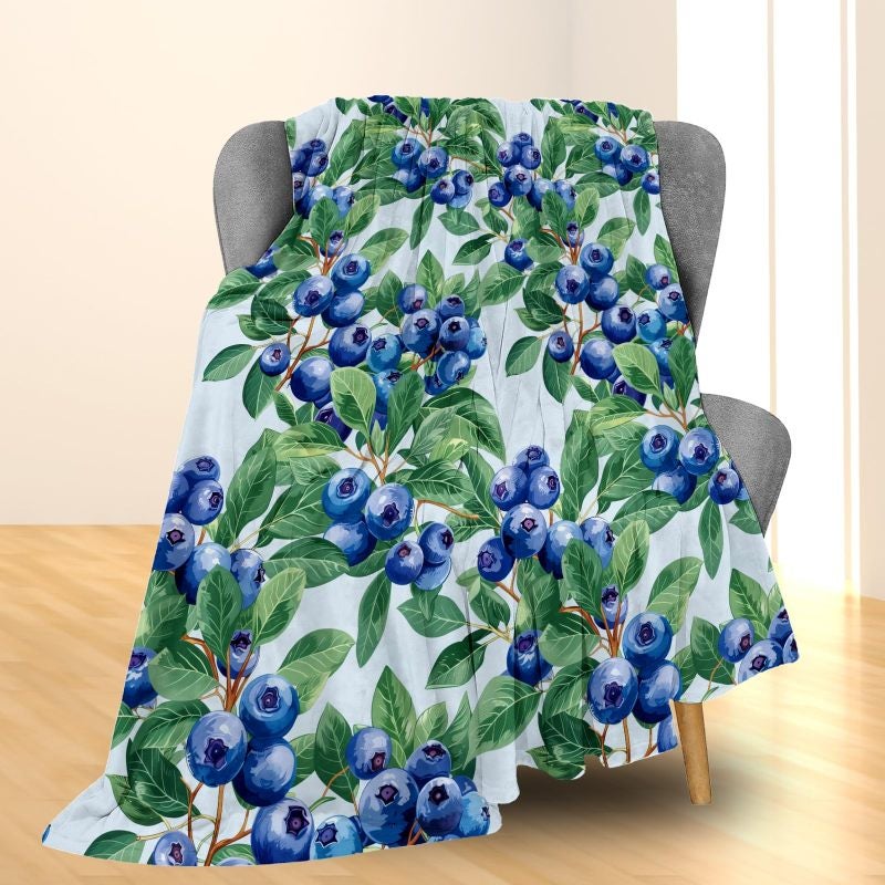 Flannel Throw Blanket 60×50 Inch - Cozy Year-Round Warmth Vibrant Decorative Design Lightweight Fleece Blanket for Home Bedroom Couch Travel Outdoor Use - Image 2