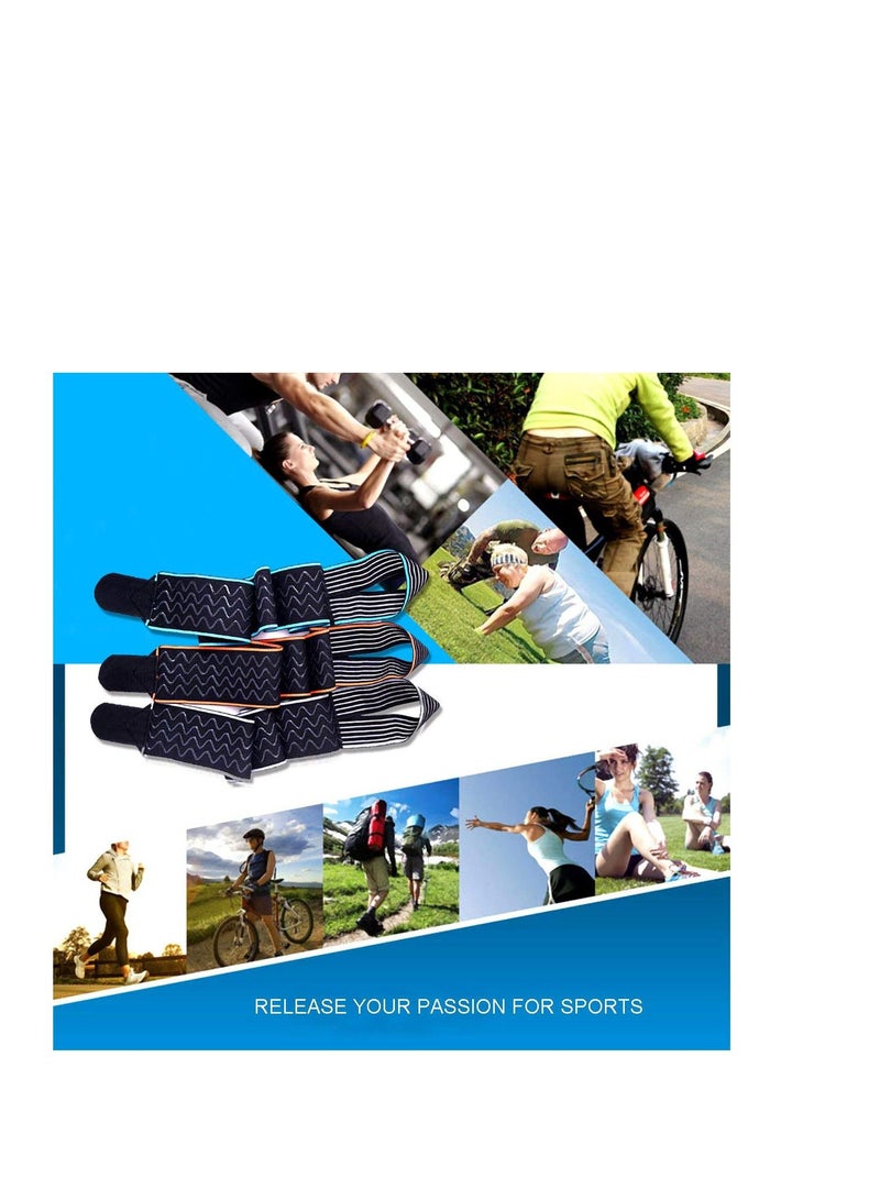 SYOSI Ankle Support Brace, Breathable Ankle Wrap, Adjustable Compression Ankle Support Wrap Sleeve for Sprained Ankle, Stabilize Ligament, Sports, Against Chronic Ankle Strain Fatigue (1 Pair) - Image 3