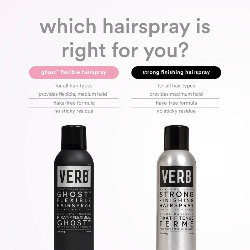 VERB Ghost Flexible Hairspray - Weightless Medium Hold - Infused with Moringa Oil - Anti-Frizz + Promotes Radiant Shine â€“ for All Hair Types, 7 oz - Image 5
