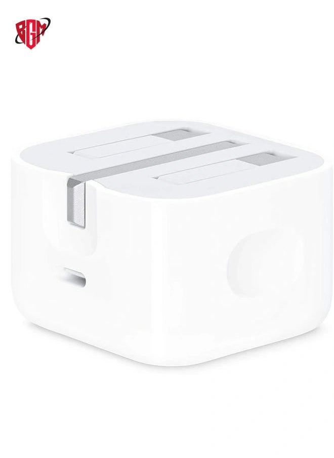 BGM - 20W USB-C Charger with Power Delivery, Ultra-Compact Fast Charge Type-C Wall Adapter with USB-C Power Delivery for iPhone 12/12 Mini/12 Pro/12 Pro Max, iPad Pro, PowerPort20PD - Image 1