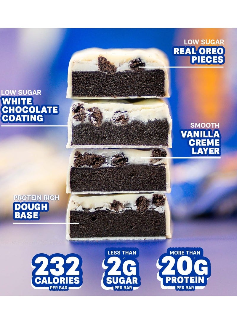 Grenade Hi Protein Bar Oreo White Flavor 60g Pack of 12 - Image 3