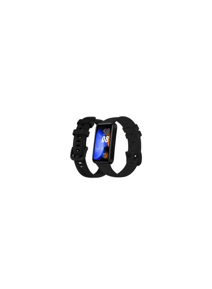 CATANES Huawei Band 8 Watch Band for Men Women Sport Watch Strap Lightweight Silicone Replacement Band Black - Image 1