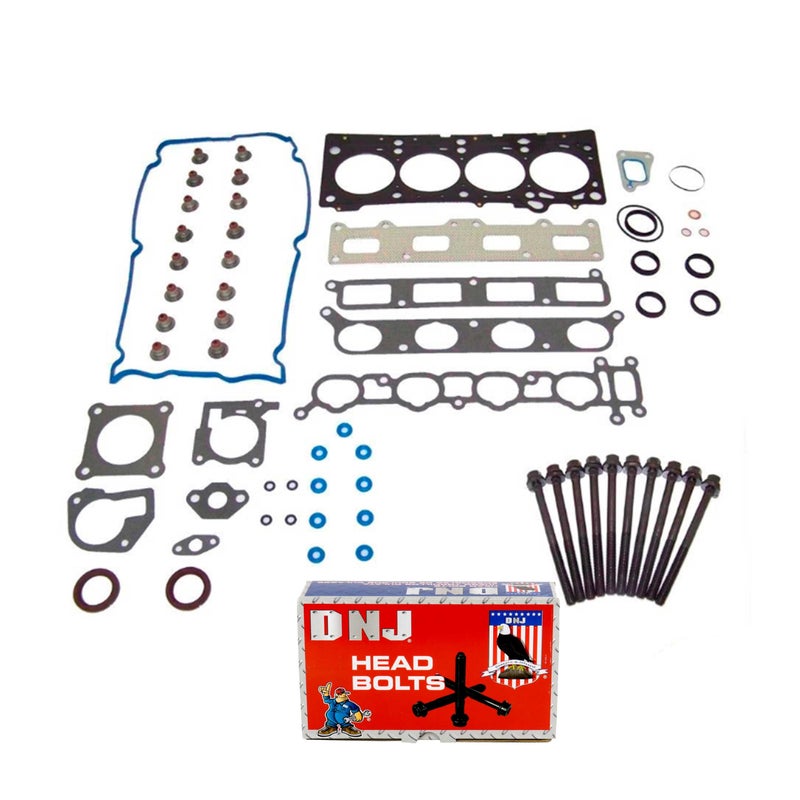 DNJ HGB164 Cylinder Head Gasket Set with Head Bolt Kit for 20032009 Chrysler Dodge Neon PT Cruiser 24L L4 16V DOHC 2429cc