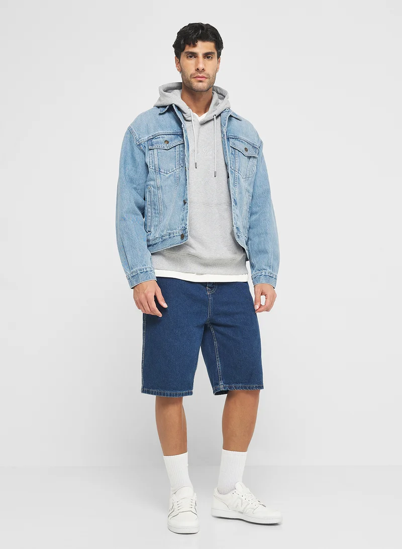 Guess Jeans 3D Script Logo Hoodie