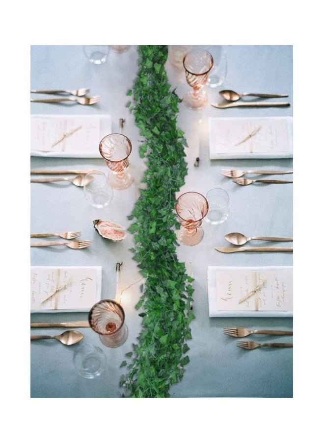Generic - 12-Piece Artificial Hanging Ivy Leaves multicolour 230cm - Image 1