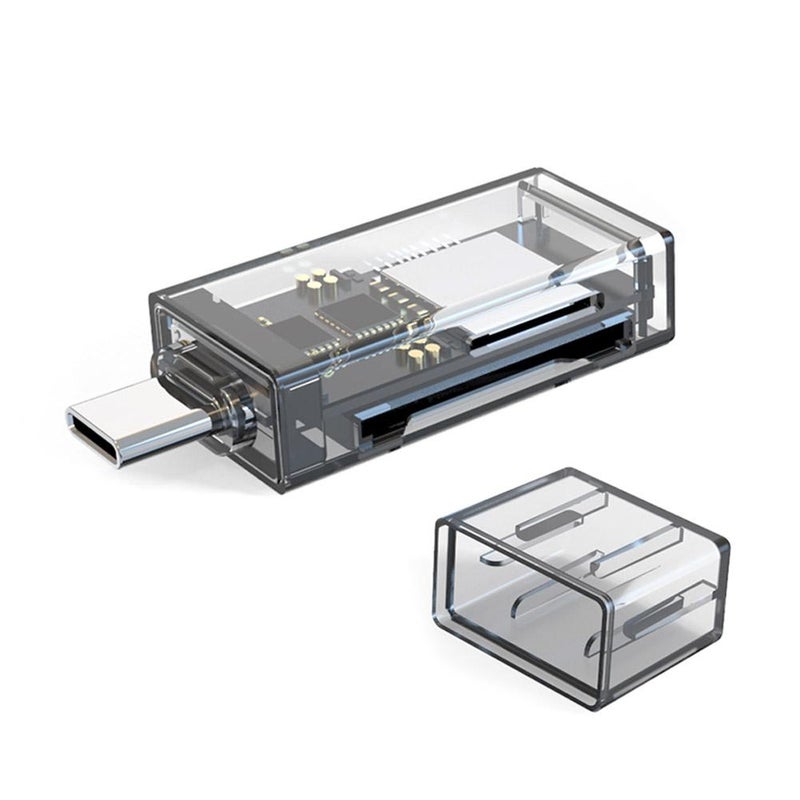 Type-C mobile phone USB 3.0 card reader adapter cable for connecting memory cards, TF card reader, and USB flash drive. - Image 2