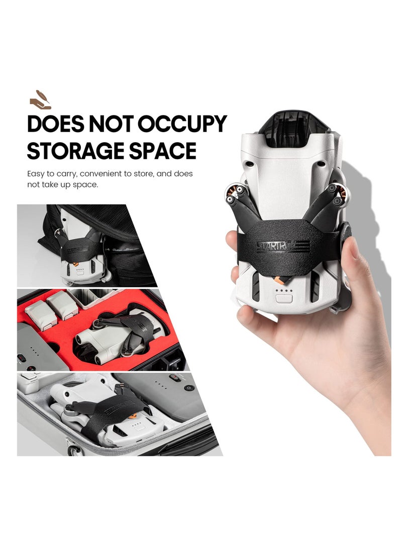 KASTWAVE حزام حامل المروحية المناسب لطائرة دي جي آي ميني 3 برو، حزام حامل المروحية لملحقات الطائرة، مثبت الأجنحة، مثبت المروحية، واقي شفرات المروحية، واقي الحماية - Image 4