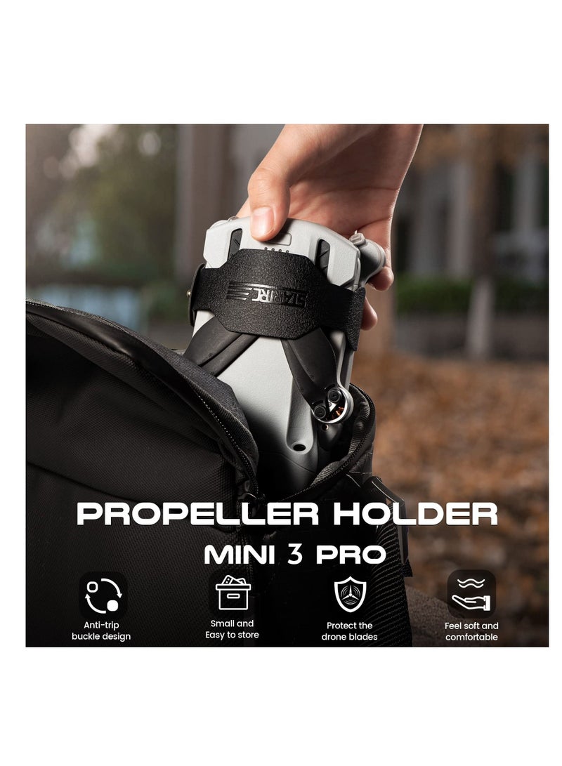 KASTWAVE حزام حامل المروحية المناسب لطائرة دي جي آي ميني 3 برو، حزام حامل المروحية لملحقات الطائرة، مثبت الأجنحة، مثبت المروحية، واقي شفرات المروحية، واقي الحماية - Image 2
