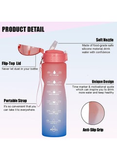 WOW Generation Motivational Water Bottle (500 Ml)  - Image 1