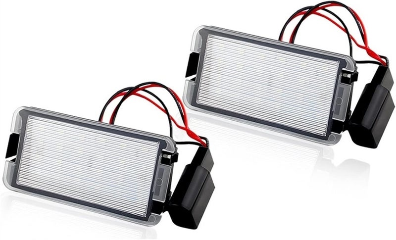 QASULER 2pcs Car License Plate Lights - Image 1