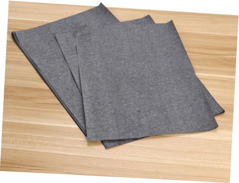 NUOBESTY 25 Sheets Graphite Transfer Paper for Tracing Drawing Crafting Easy to Use Carbon Coated Paper Gray and Black - Image 5